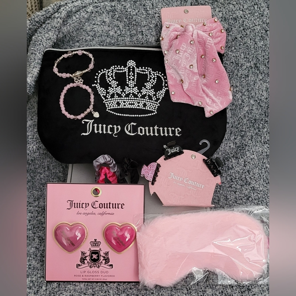 Juicy Couture Black and Pink Accessories Set Bundle. NWT, NWOT
